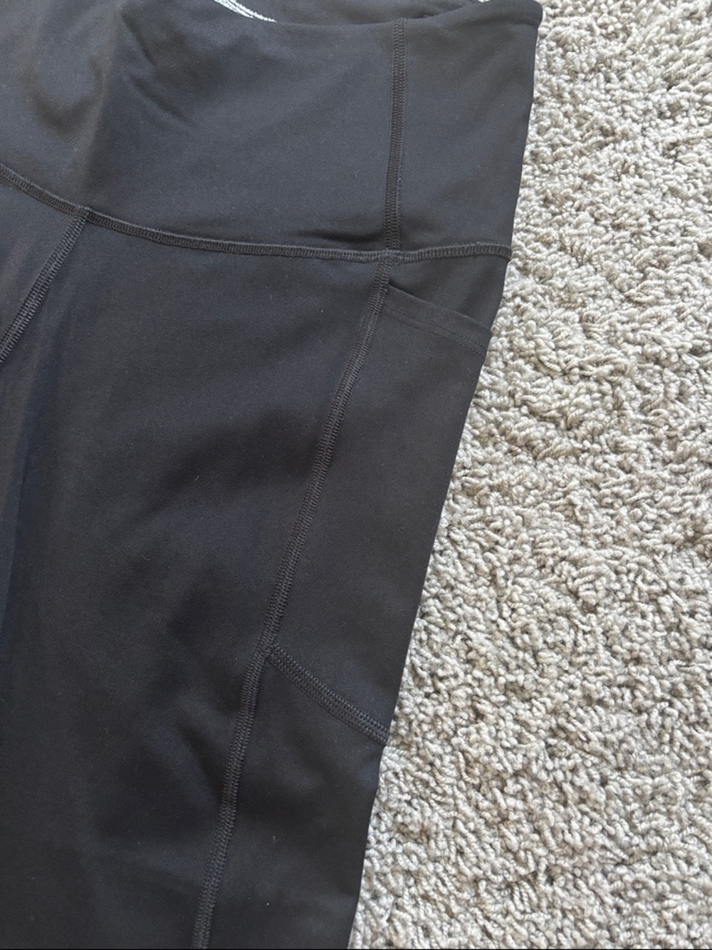 Victoria Sport Knockout Sleek Black High-Rise Workout Leggings - Picture 9 of 12